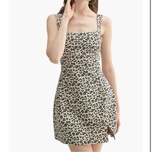 LUSH Leopard Print A-Line Dress